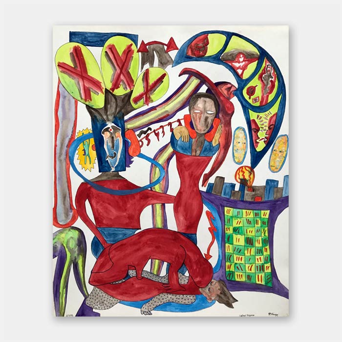 watercolor painting by artist Mark McKinney