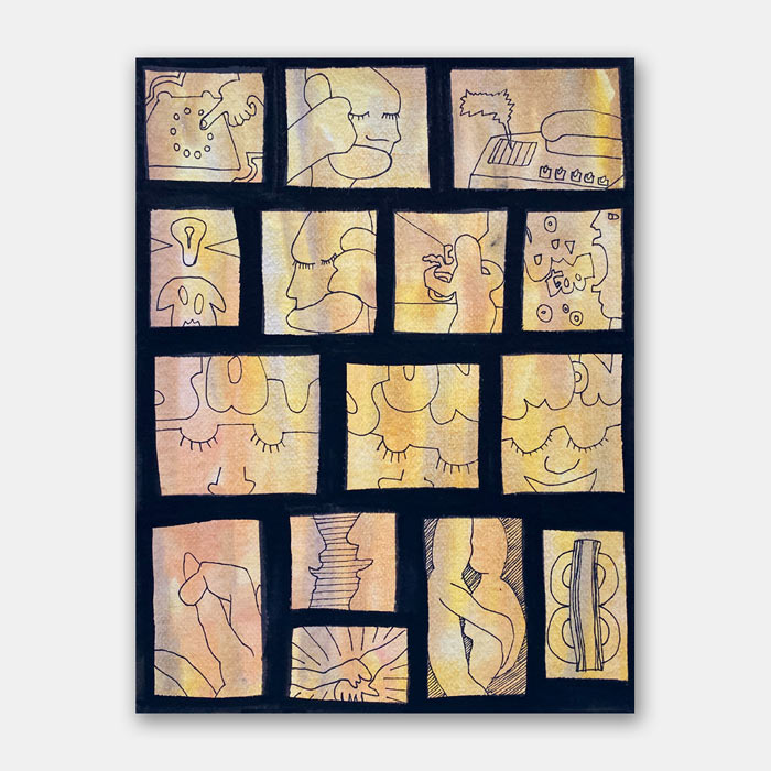 watercolor painting by Mark McKinney