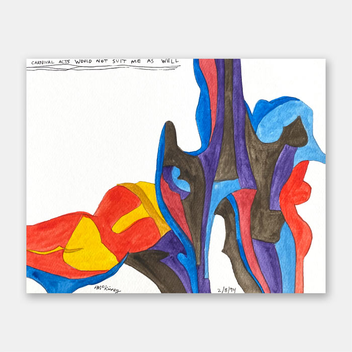 watercolor painting by Mark McKinney