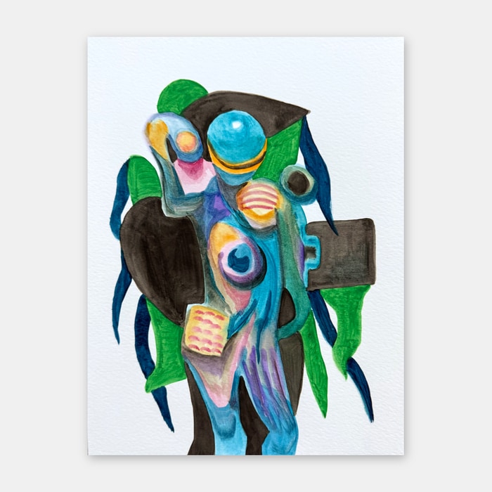 original watercolor painting by artist Mark McKinney