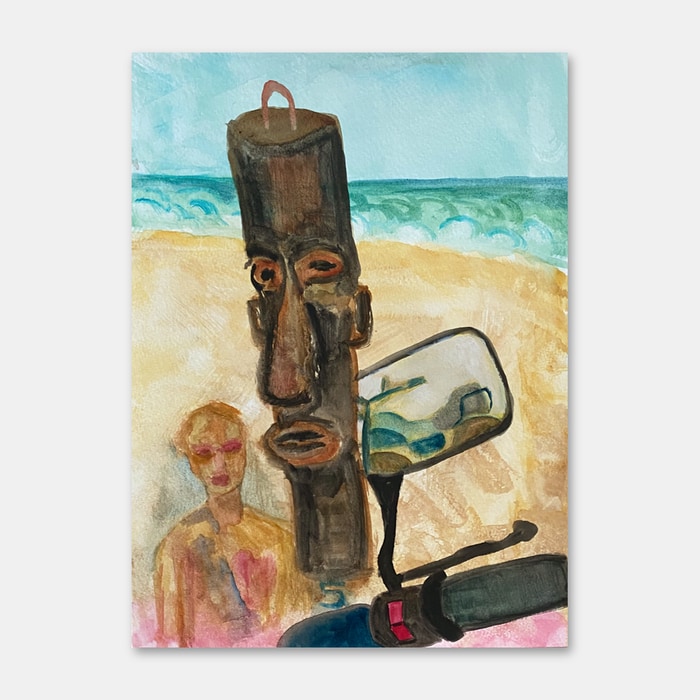 watercolor painting by artist Mark McKinney