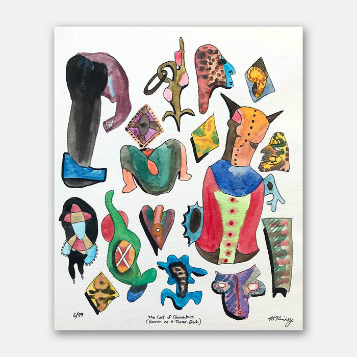 watercolor painting by artist Mark McKinney