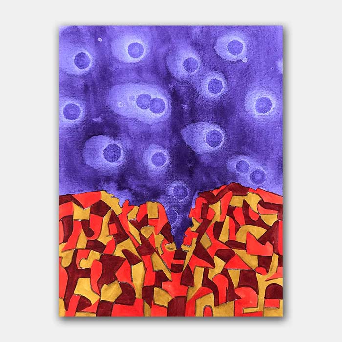 watercolor painting by artist Mark McKinney