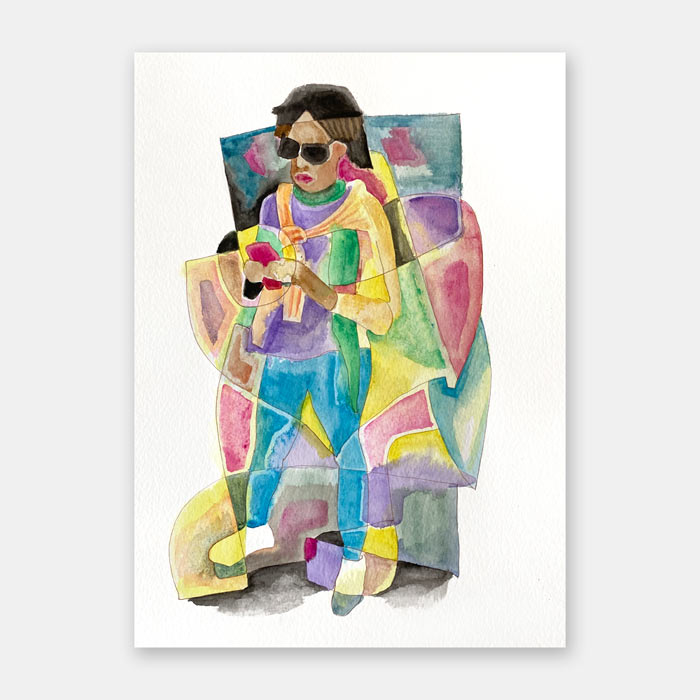 original watercolor painting by artist Mark McKinney