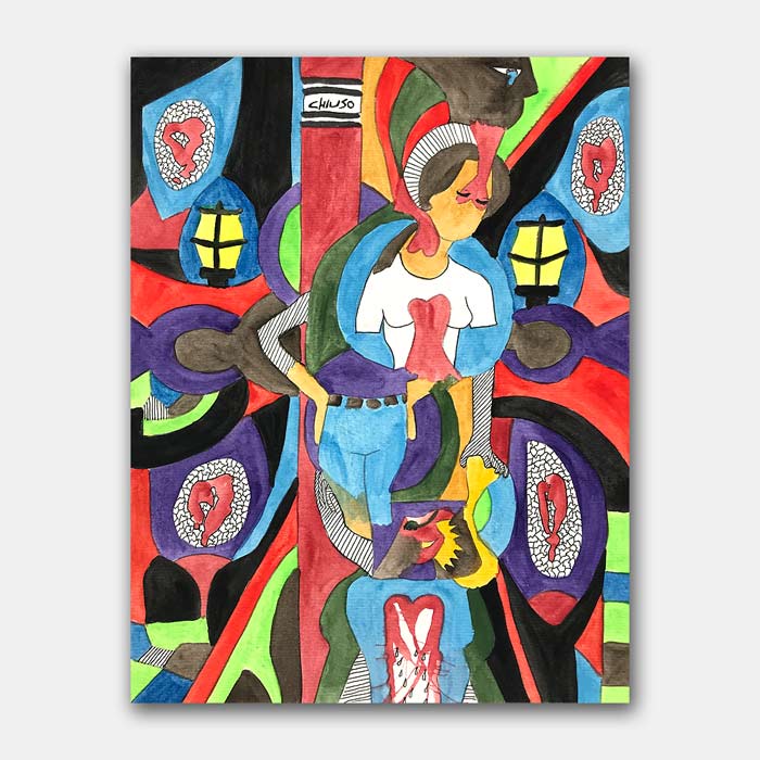 watercolor painting by artist Mark McKinney