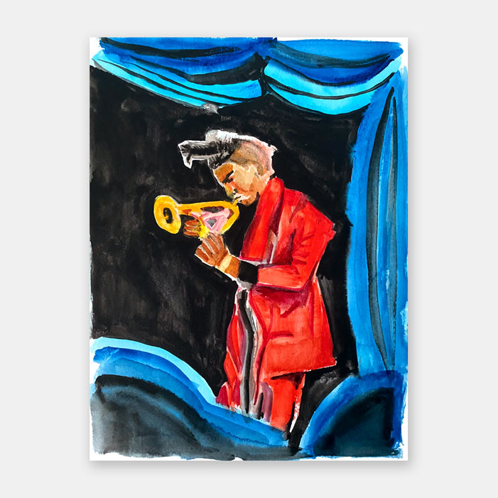 watercolor painting by artist Mark McKinney