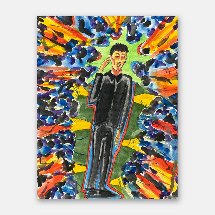 watercolor painting by Mark McKinney