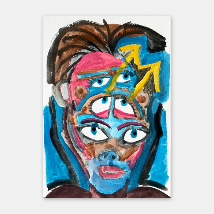 watercolor painting by artist Mark McKinney