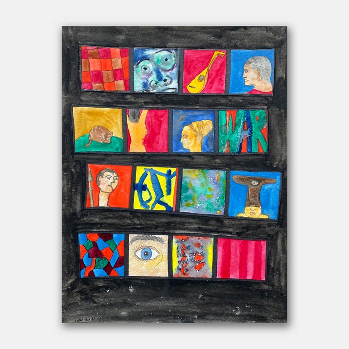 watercolor painting by artist Mark McKinney