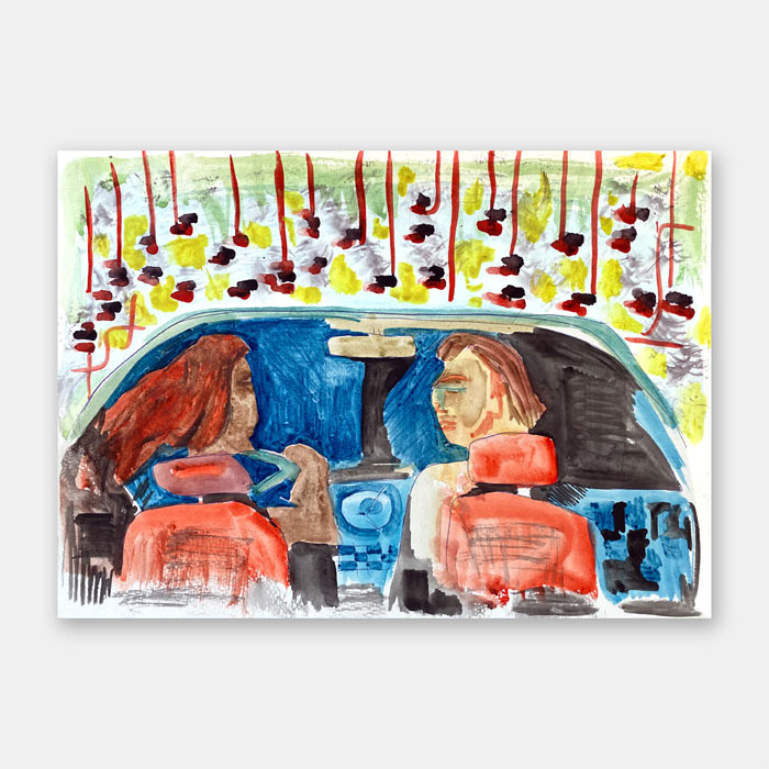 original watercolor painting by artist Mark McKinney