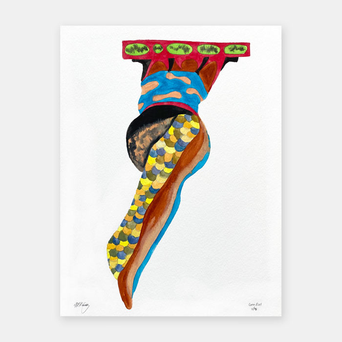 watercolor painting by artist Mark McKinney