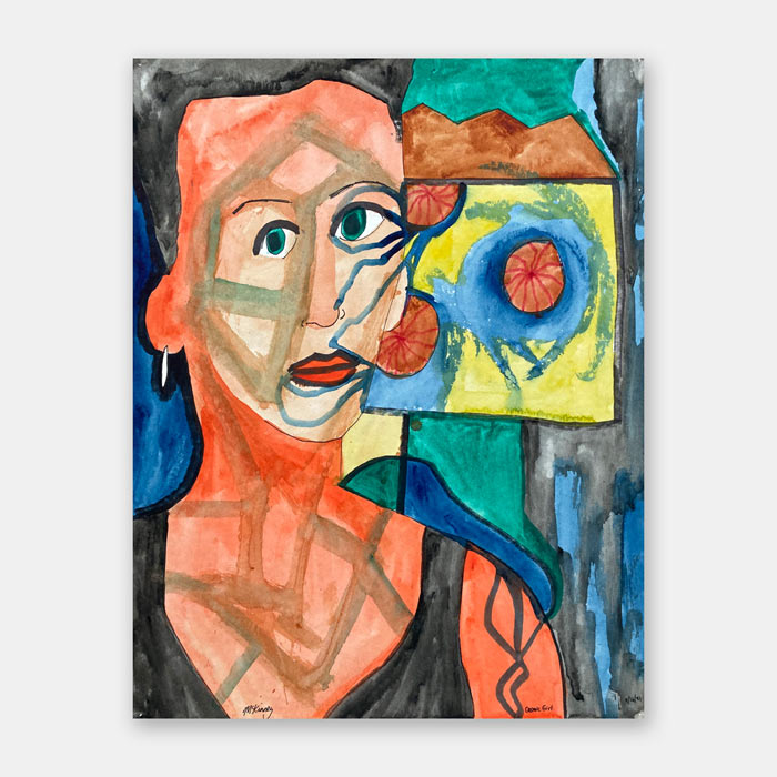 watercolor painting by Mark McKinney