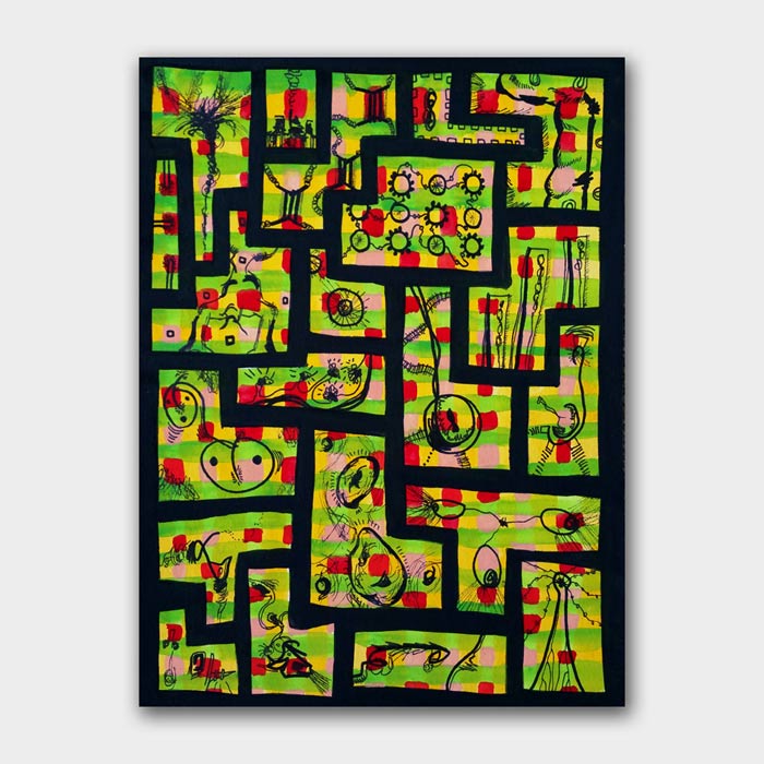 original watercolor painting by artist Mark McKinney