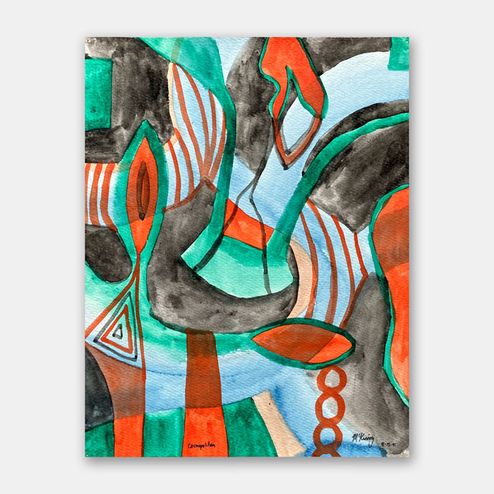 watercolor painting by Mark McKinney