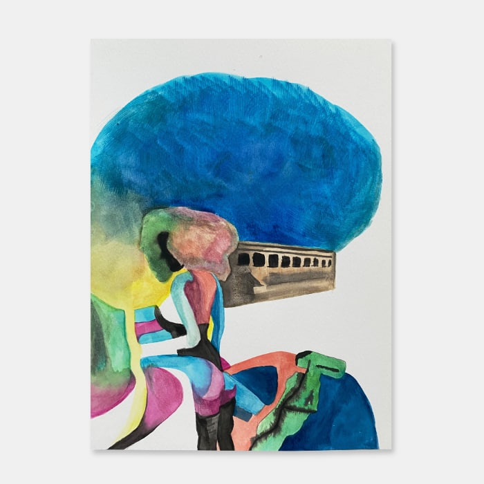 watercolor painting by artist Mark McKinney