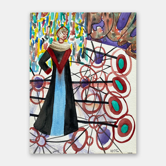 watercolor painting by Mark McKinney