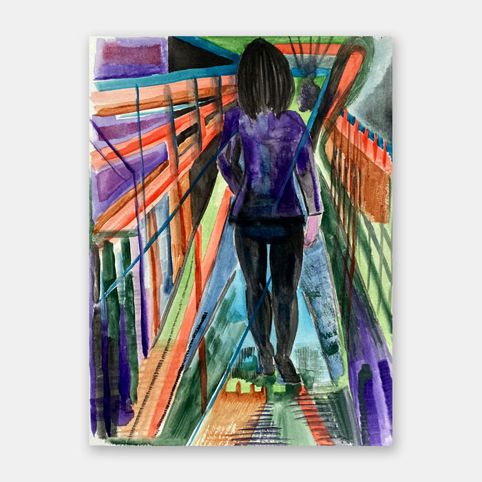 watercolor painting by Mark McKinney