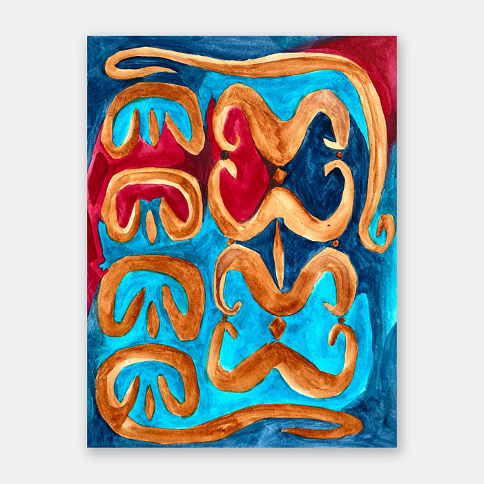 watercolor painting by artist Mark McKinney