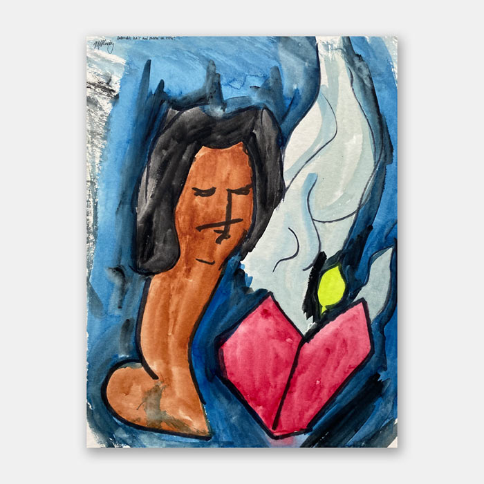 watercolor painting by Mark McKinney