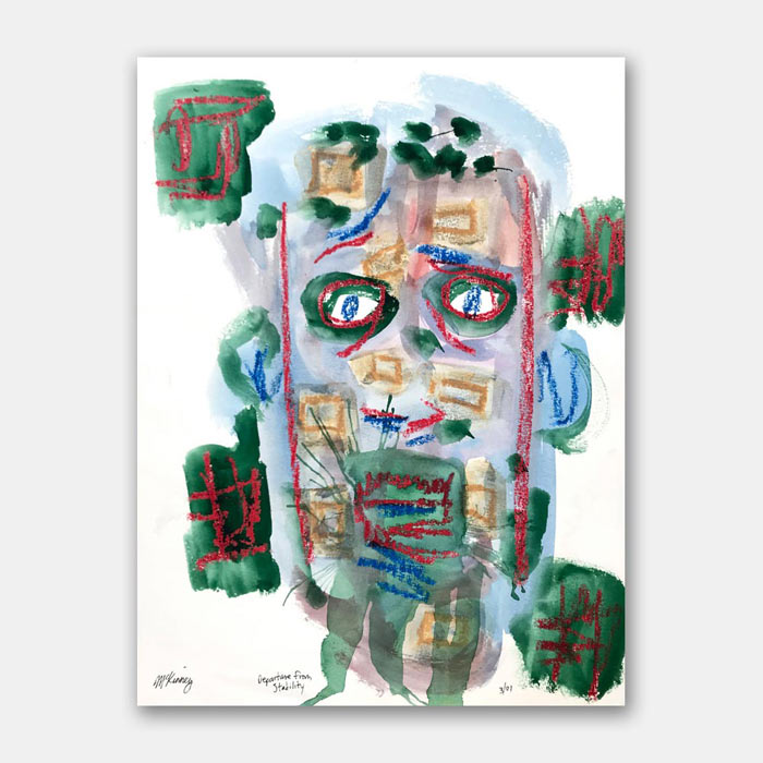 watercolor painting by artist Mark McKinney