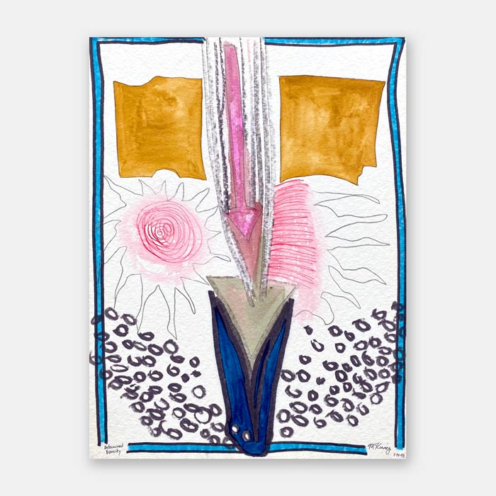 original watercolor painting by artist Mark McKinney