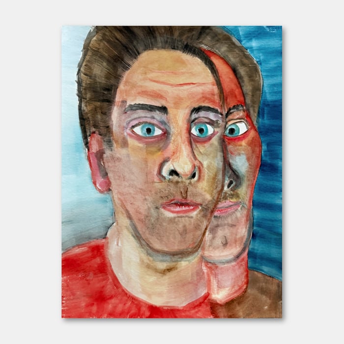 original watercolor painting by artist Mark McKinney