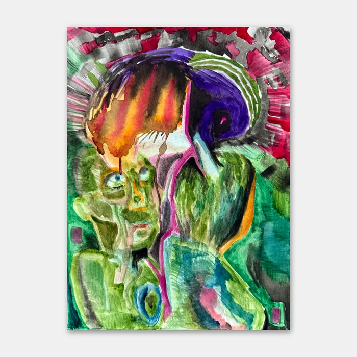 original watercolor painting by artist Mark McKinney