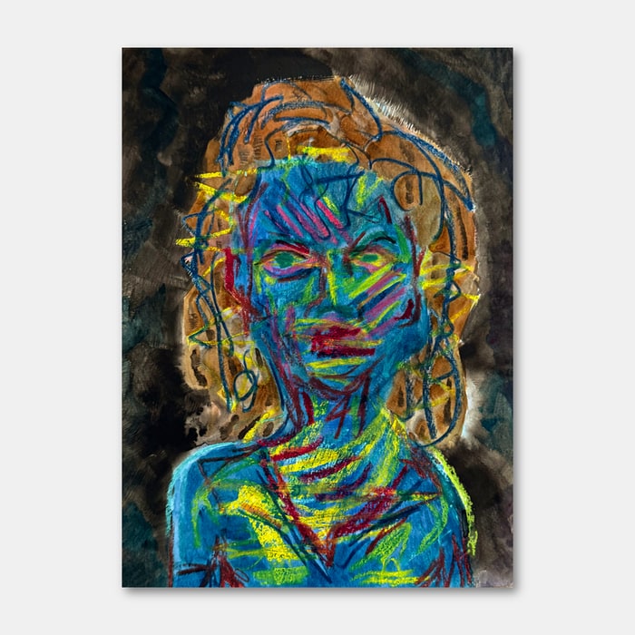 original watercolor painting by artist Mark McKinney