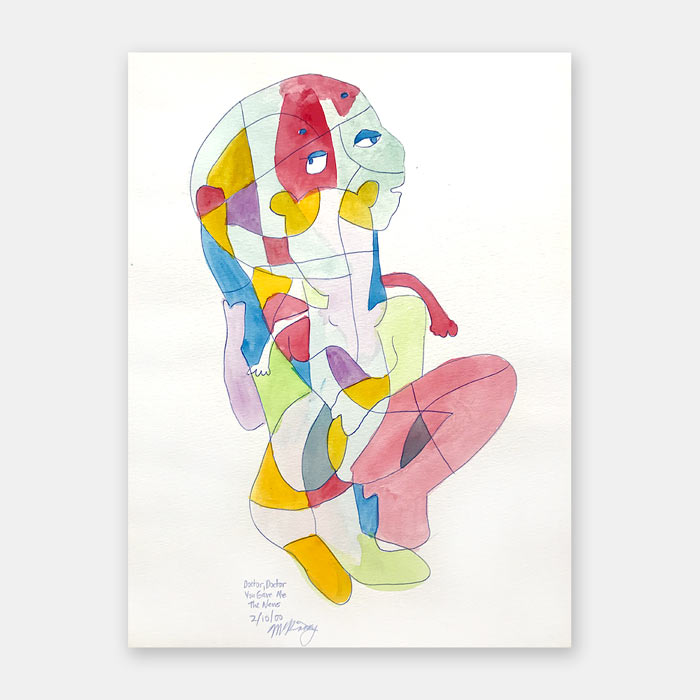 original watercolor painting by artist Mark McKinney