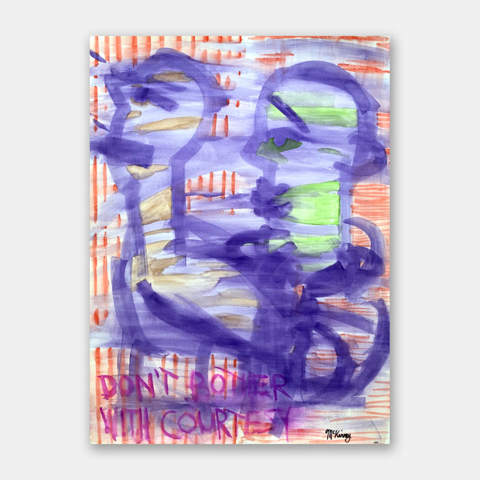 original watercolor painting by artist Mark McKinney