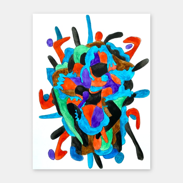 watercolor painting by artist Mark McKinney