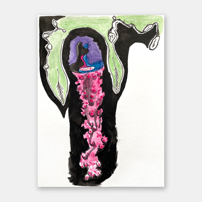 original watercolor painting by artist Mark McKinney