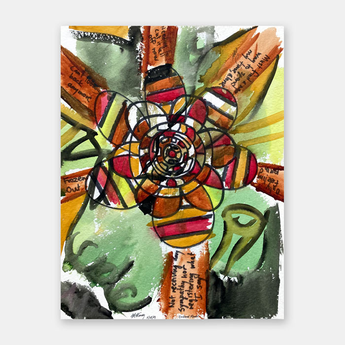 watercolor painting by Mark McKinney