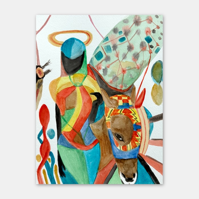 original watercolor painting by artist Mark McKinney