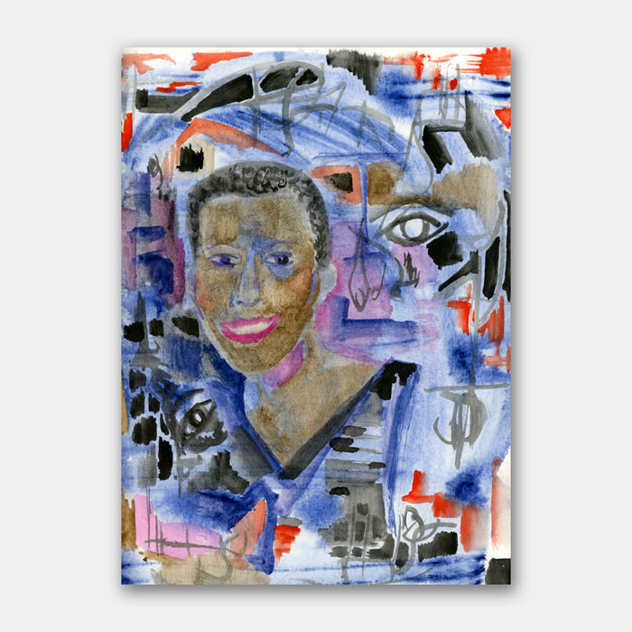 original watercolor painting by artist Mark McKinney