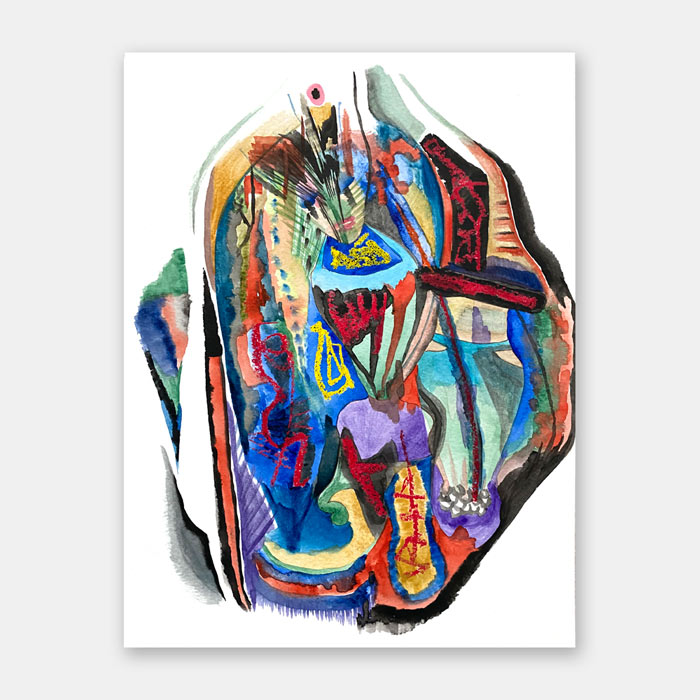 original watercolor painting by artist Mark McKinney