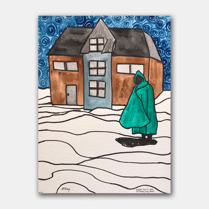 original watercolor painting by artist Mark McKinney