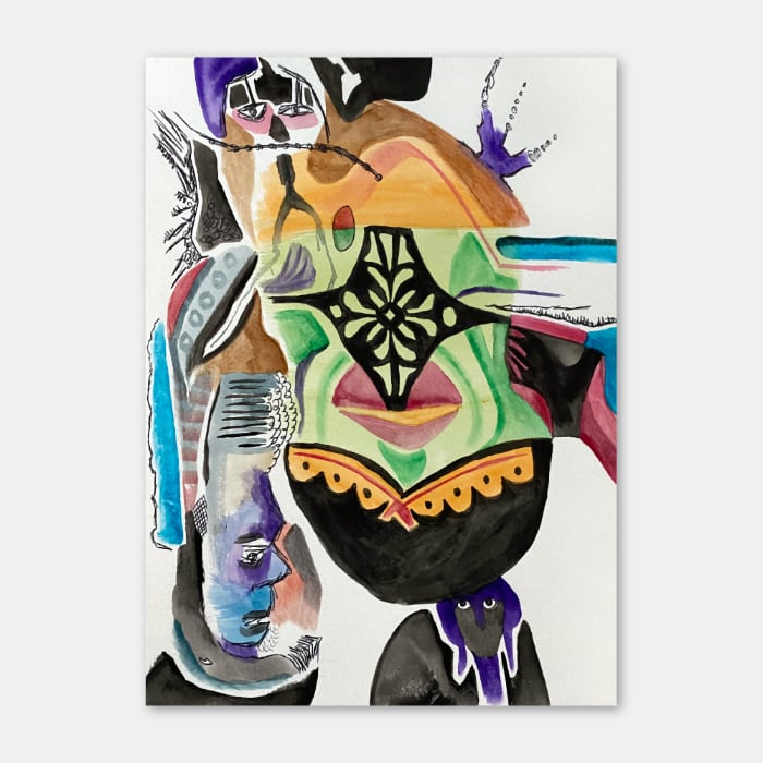 watercolor painting by artist Mark McKinney