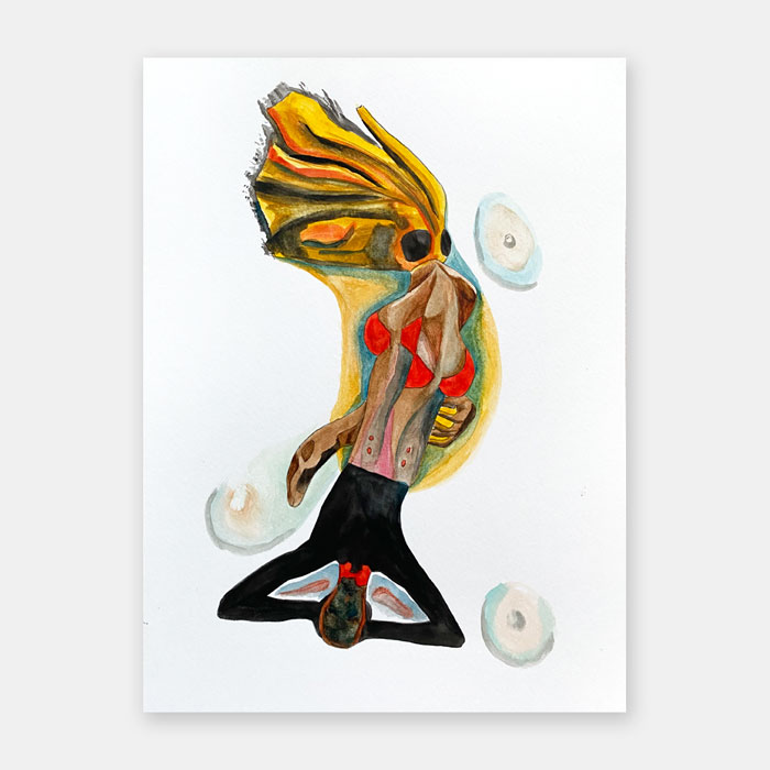 watercolor painting by artist Mark McKinney