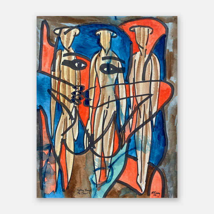 watercolor painting by Mark McKinney