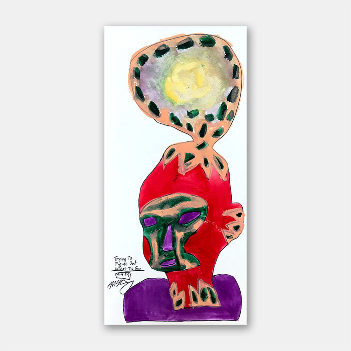 watercolor painting by artist Mark McKinney