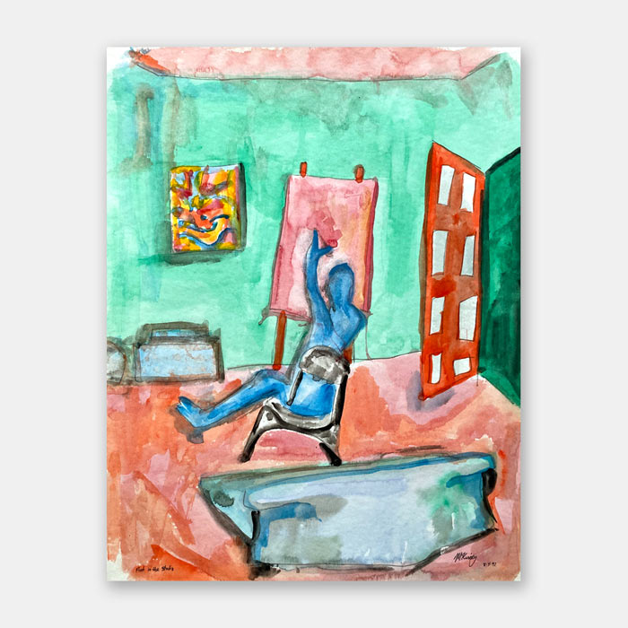 watercolor painting by Mark McKinney