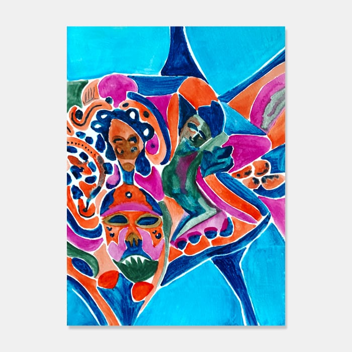 watercolor painting by artist Mark McKinney