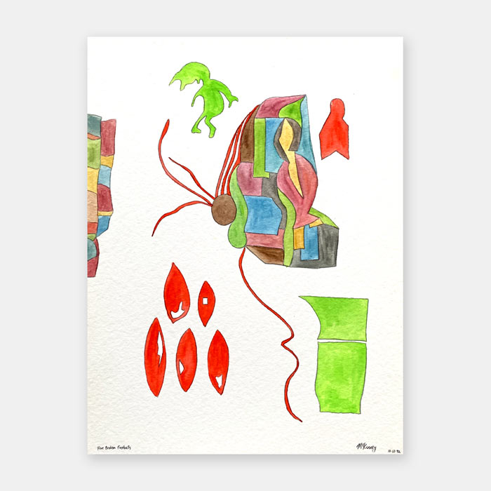 watercolor painting by Mark McKinney