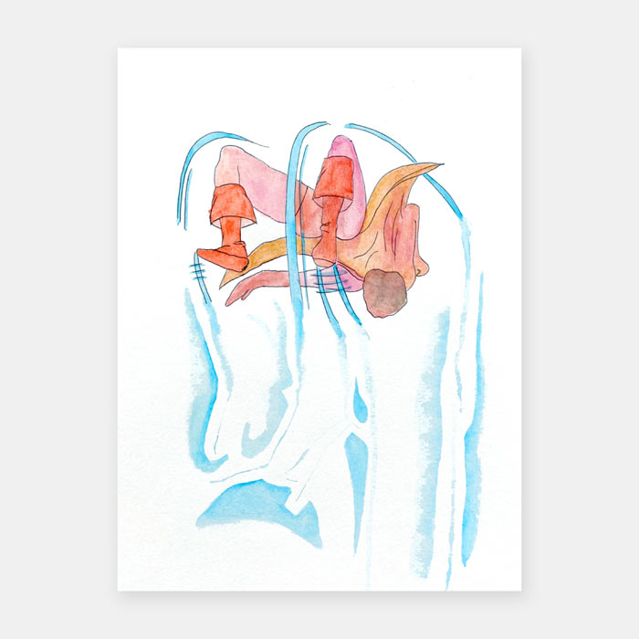 watercolor painting by Mark McKinney