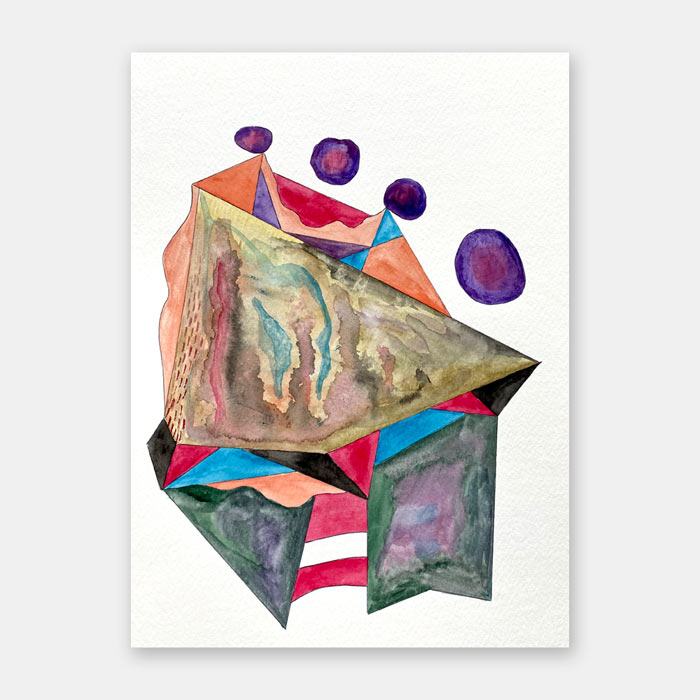 watercolor painting by Mark McKinney