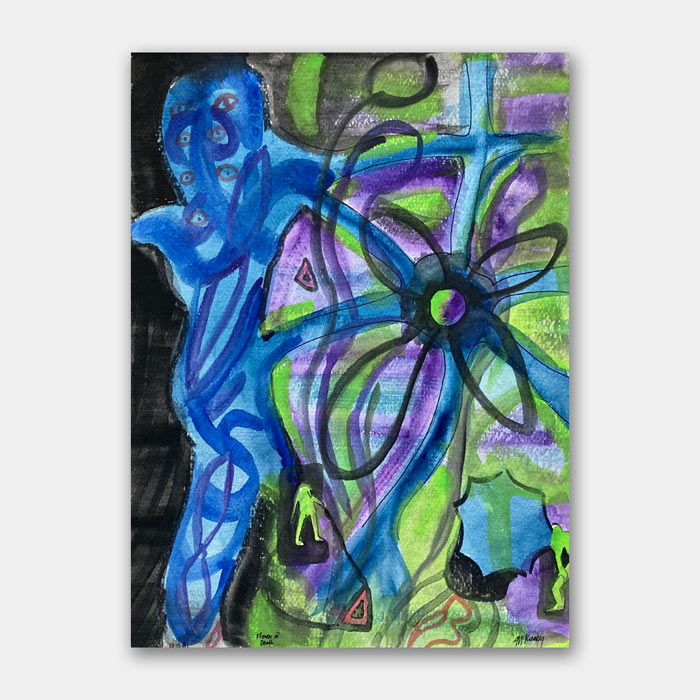 watercolor painting by Mark McKinney