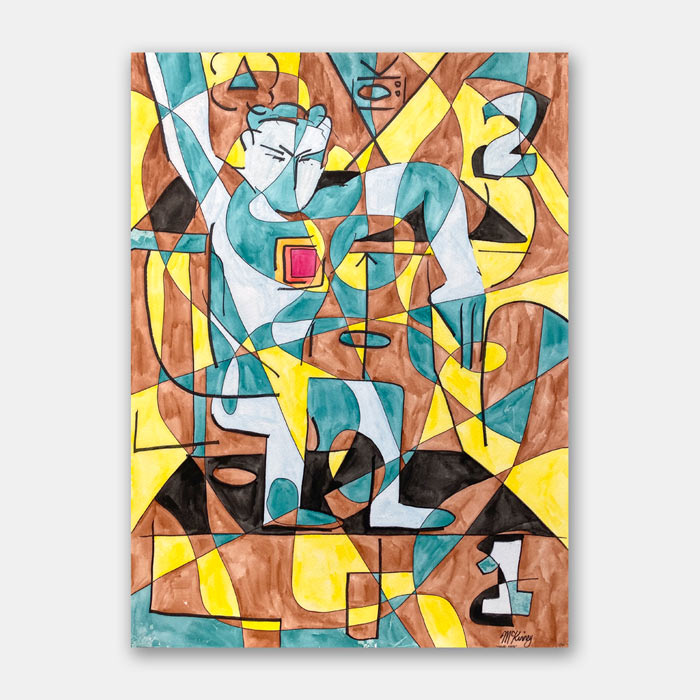 watercolor painting by Mark McKinney