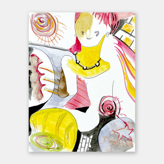 watercolor painting by Mark McKinney