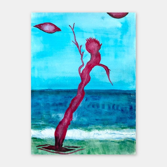 watercolor painting by artist Mark McKinney